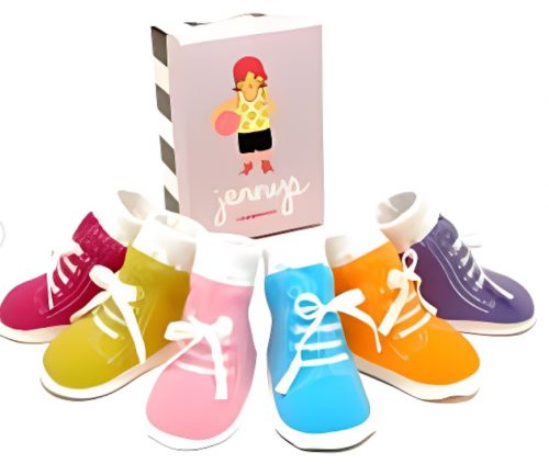 Caja Regalo Calcetines-Zapato Bebé Pixies Pastel