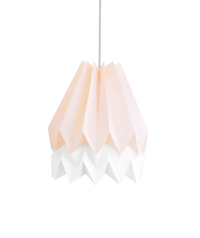 lampara-dos-capas-papel-rosa-blanco-plegado-origami-colores-pasteles-decoracion-habitacion-ninas-moderna-minimoi