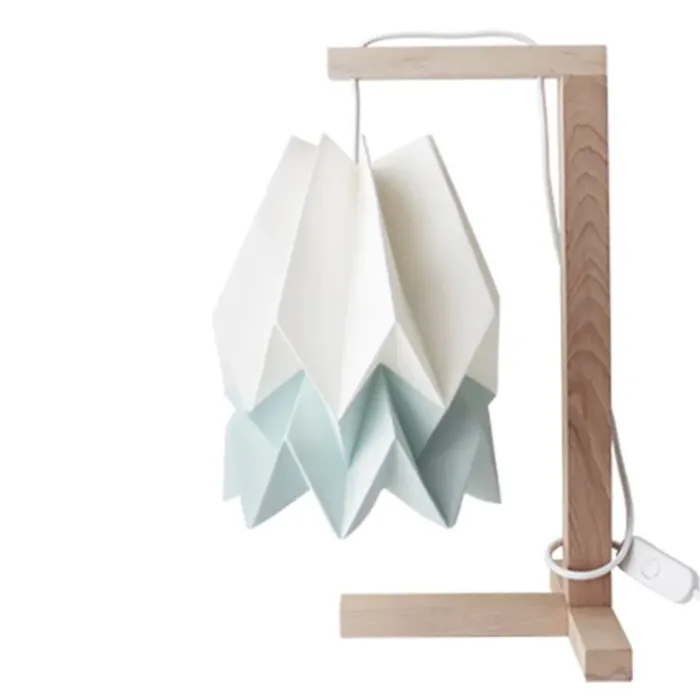 origami-lampara-mesa-papiroflexia-japonesa-geometrica-decoracion-habitacion-pantalla-bicolor-blanco-mint-moderna-minimoi