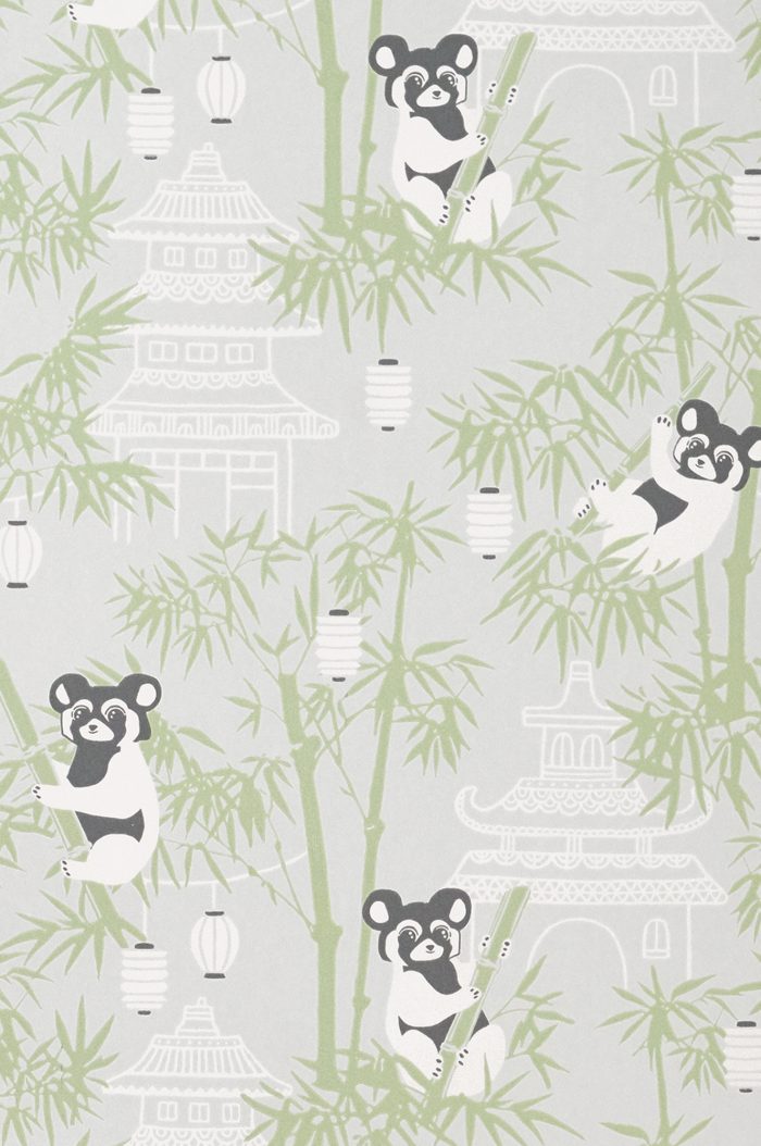 Papel Pintado Bambu Grey