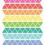 Vinilo Triangles Colors